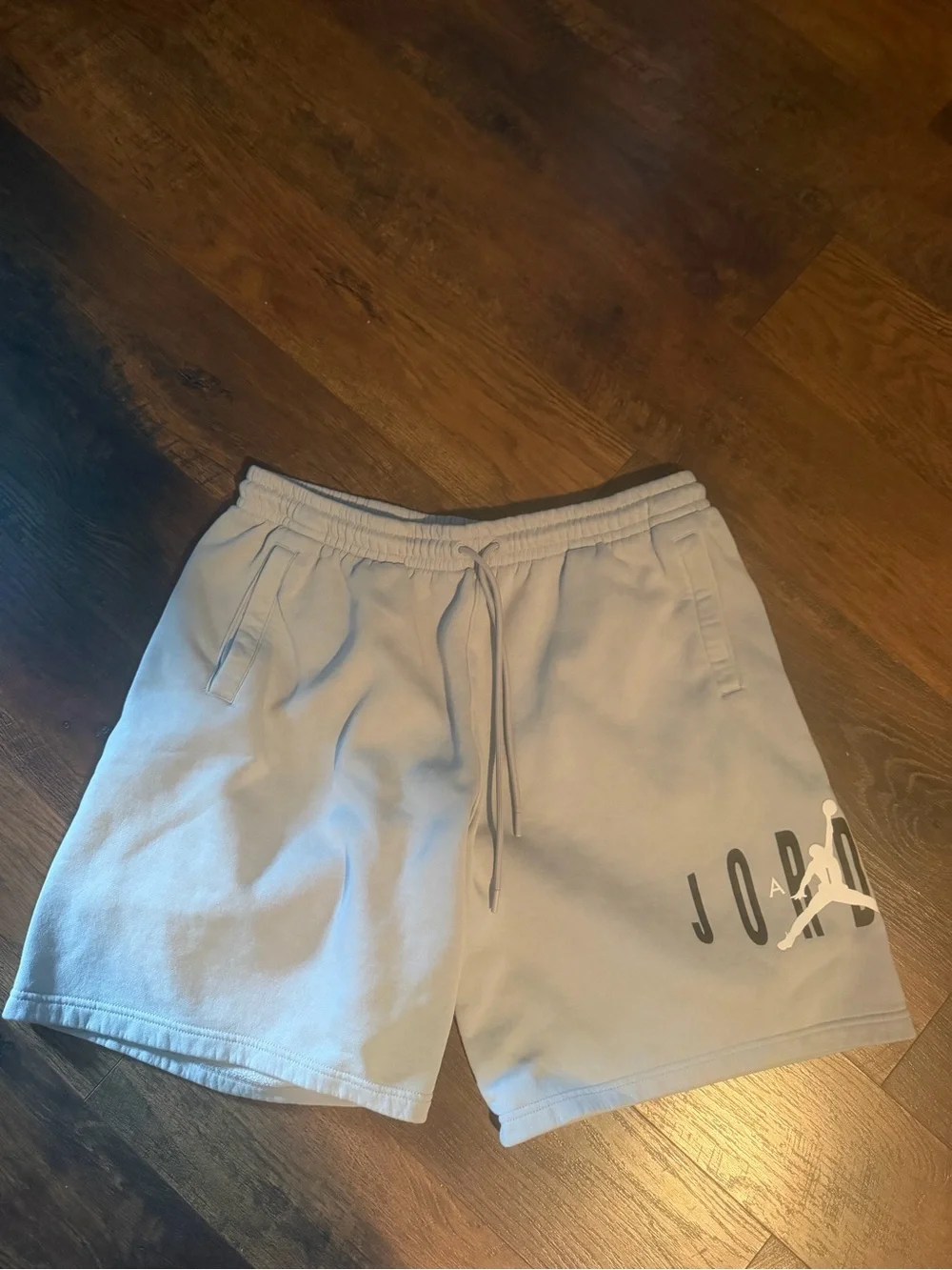 Jordan Men’s Light Gray Cotton Shorts